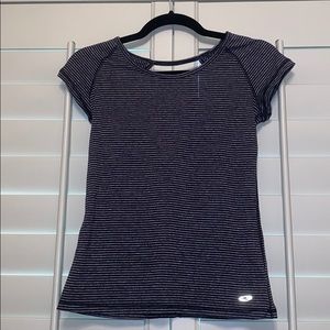 Duo dry+ stripped workout shirt